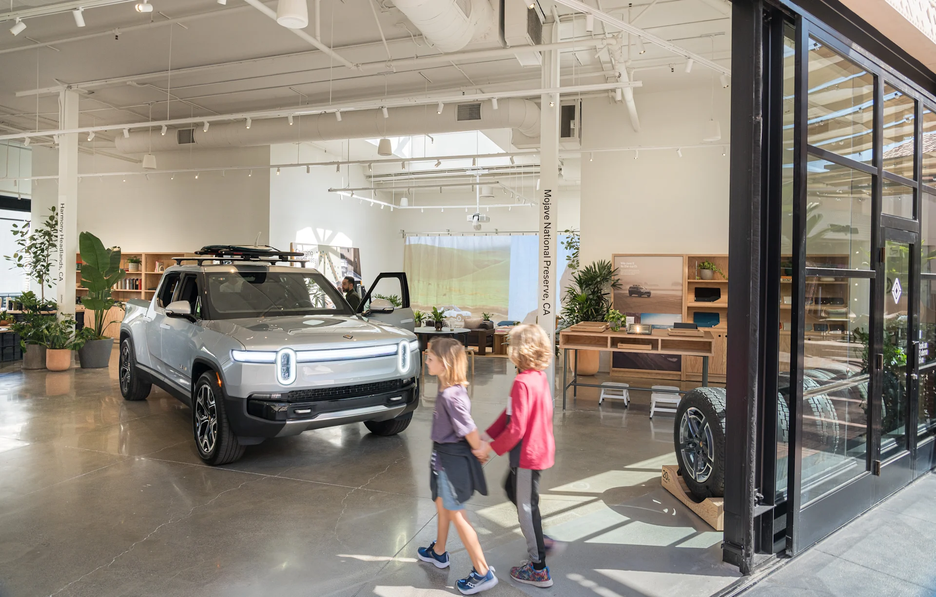Visit the Rivian Irvine Space