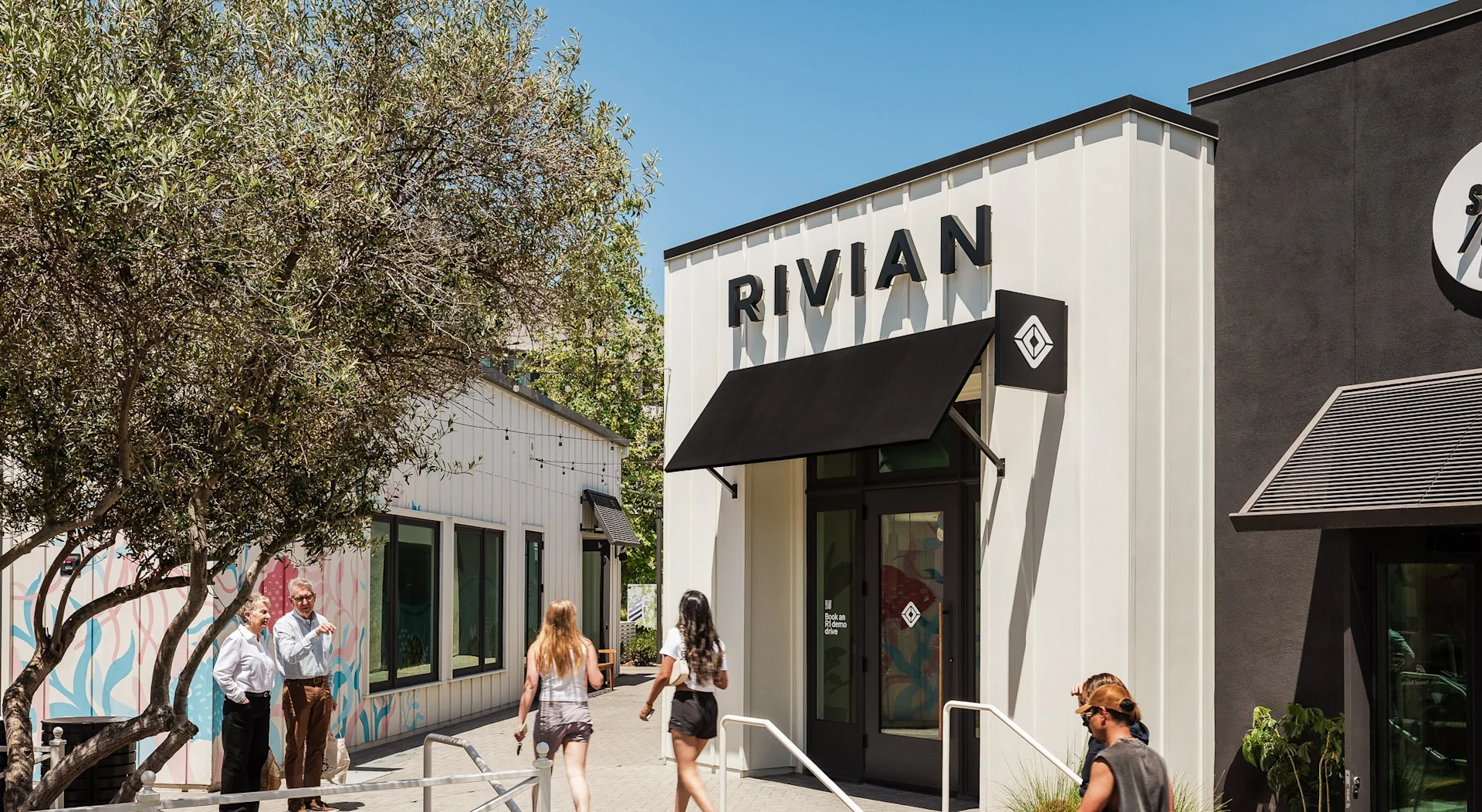 Exterior of the Rivian Del Mar Space