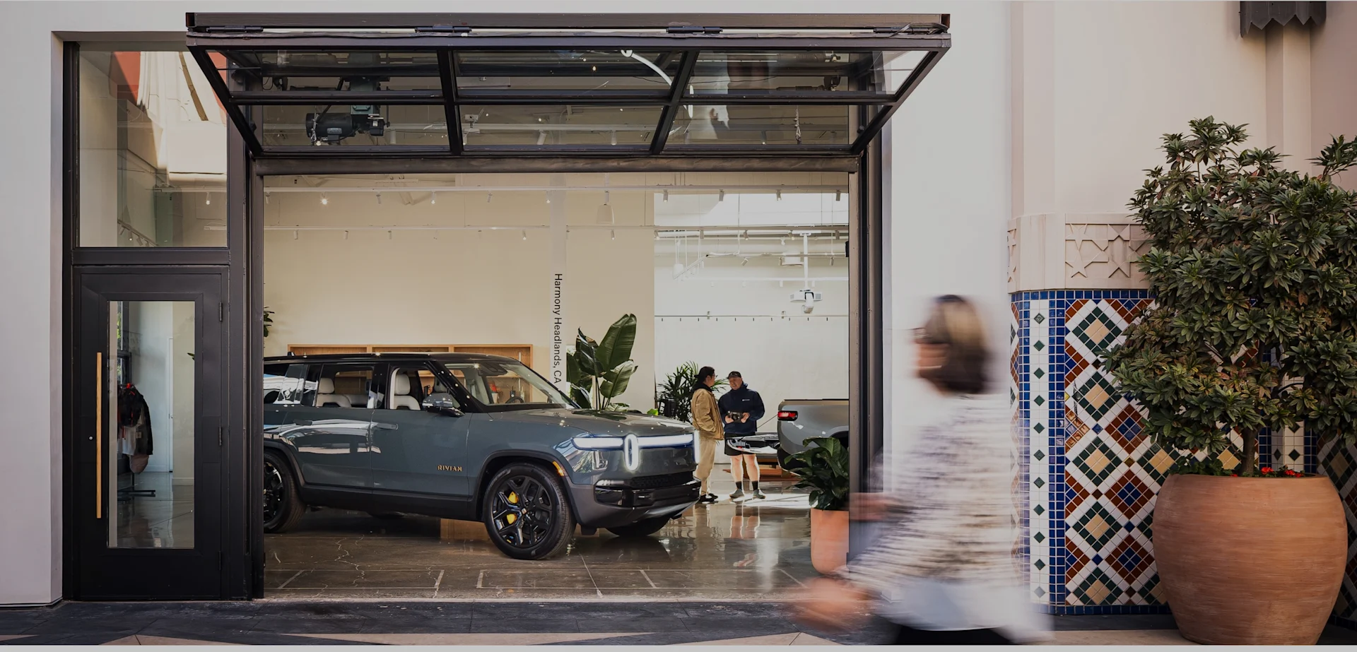 Exterior of the Rivian Irvine Space