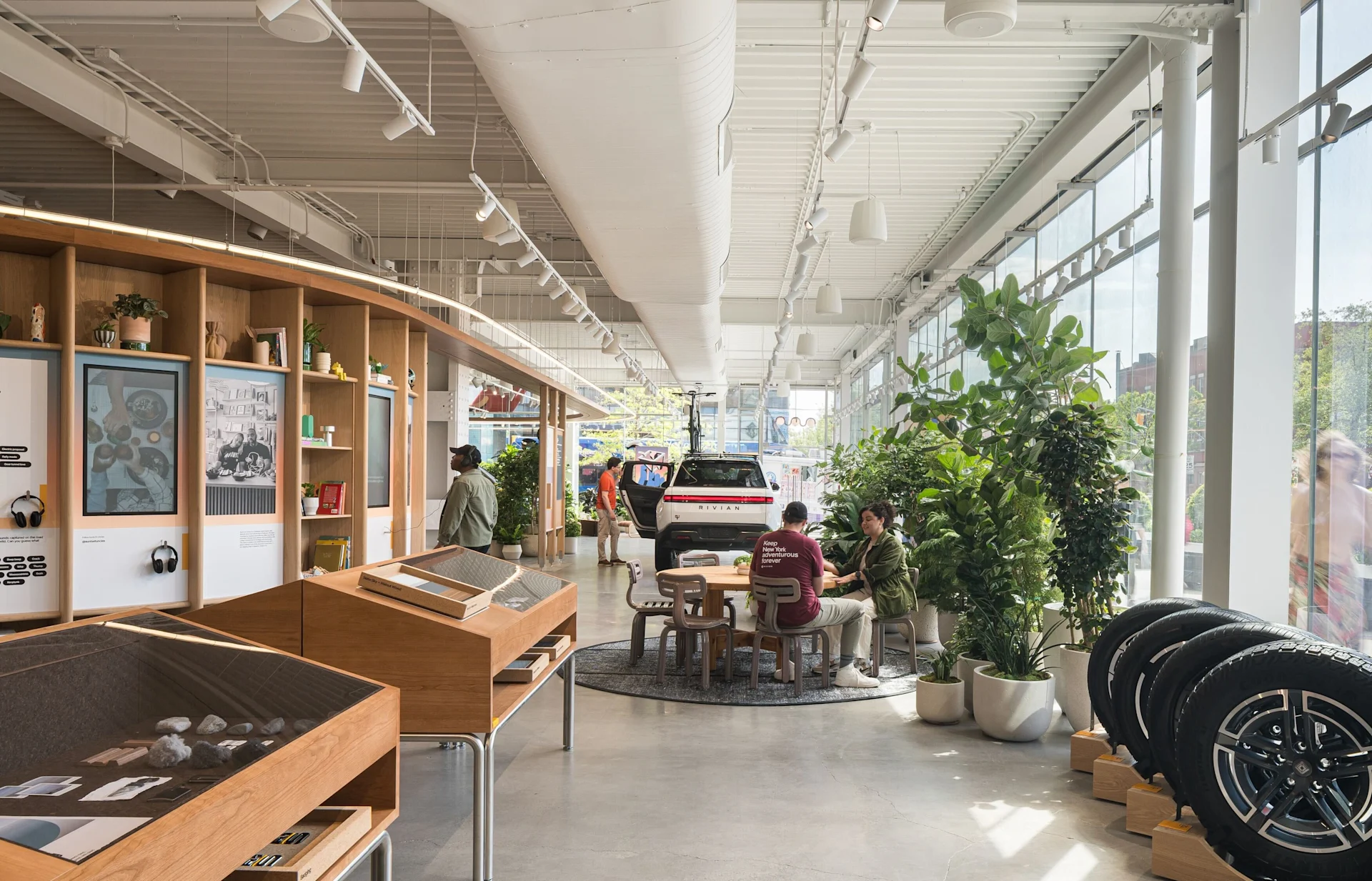 New York, NY Rivian Meatpacking space interior