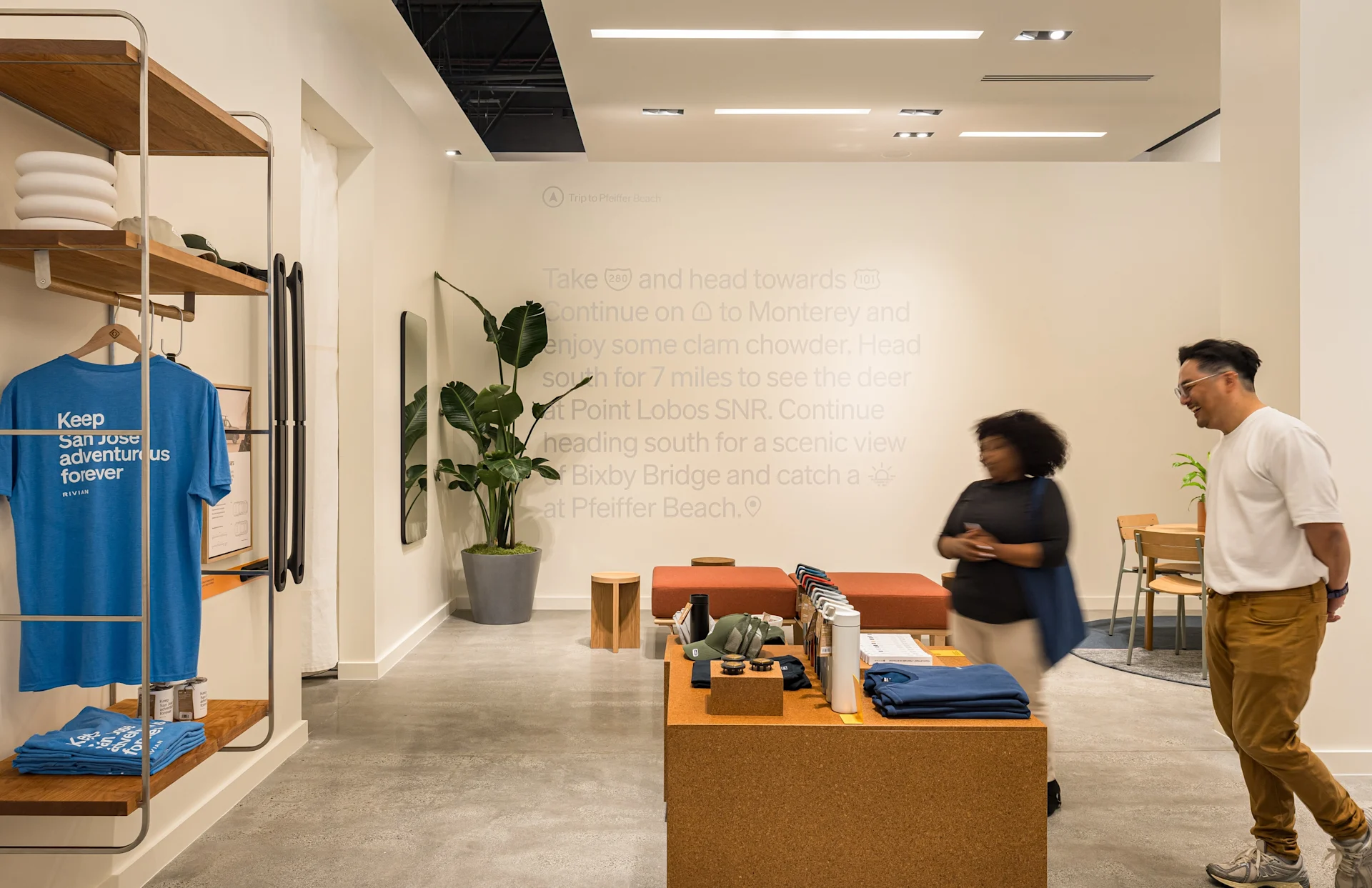 Rivian San Jose space gear shop