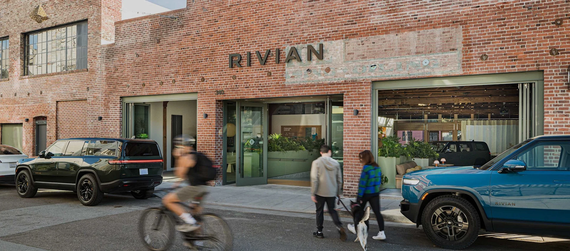 Entrance to Rivian San Francisco space