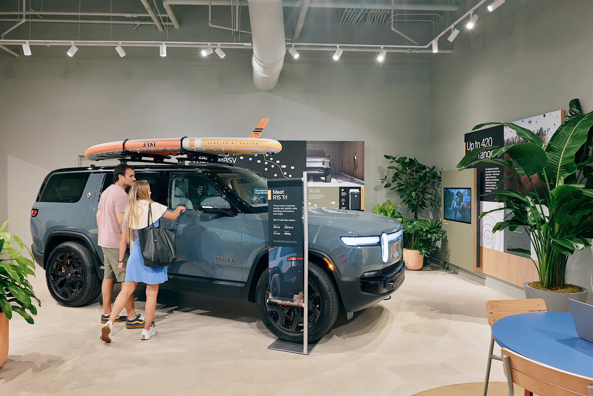 Think playground, not showroom. You’re welcome to climb in and on our vehicles.