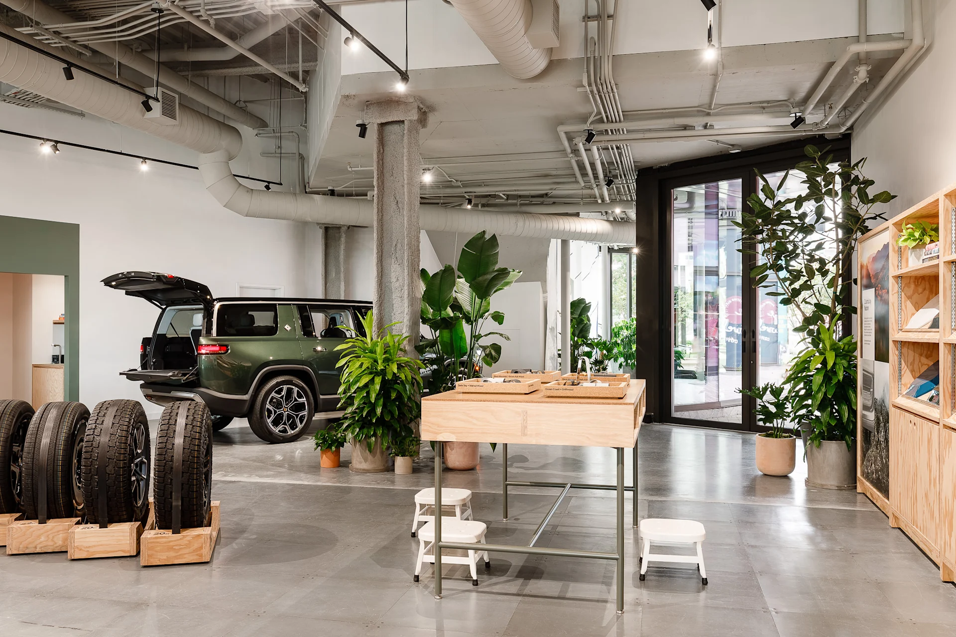 Think playground, not showroom. You’re welcome to climb in and on our vehicles.