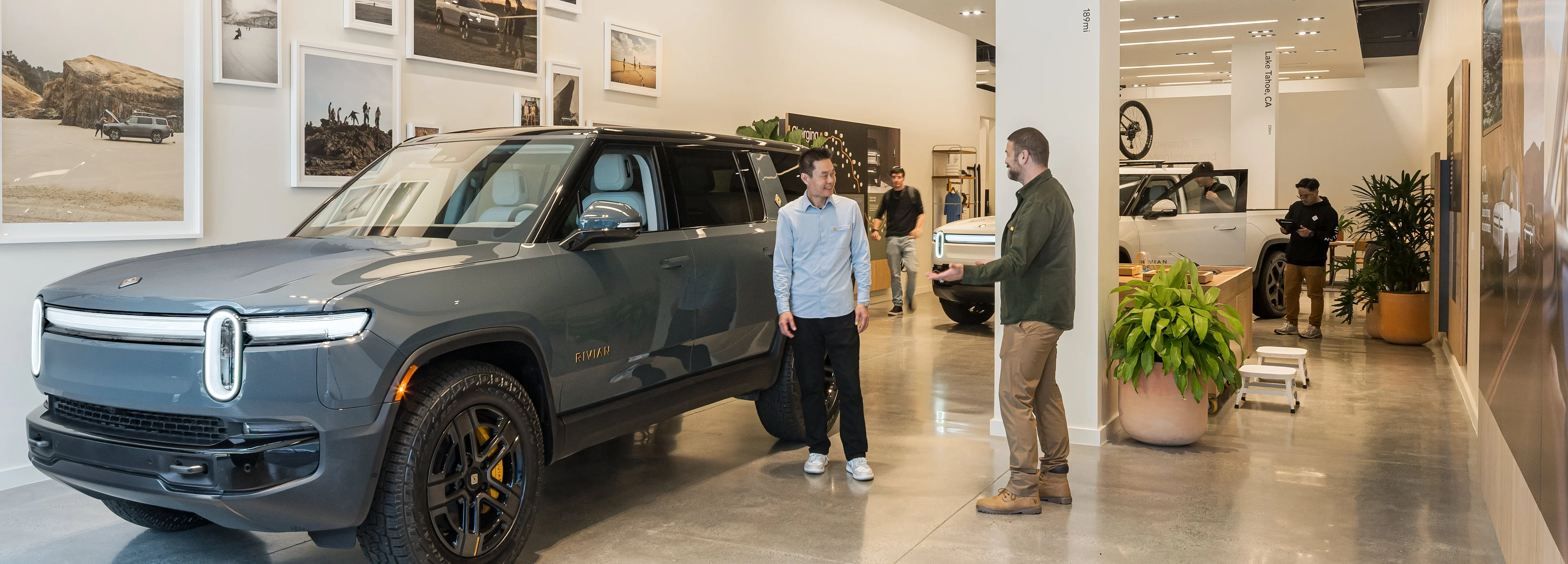 Rivian San Jose interior