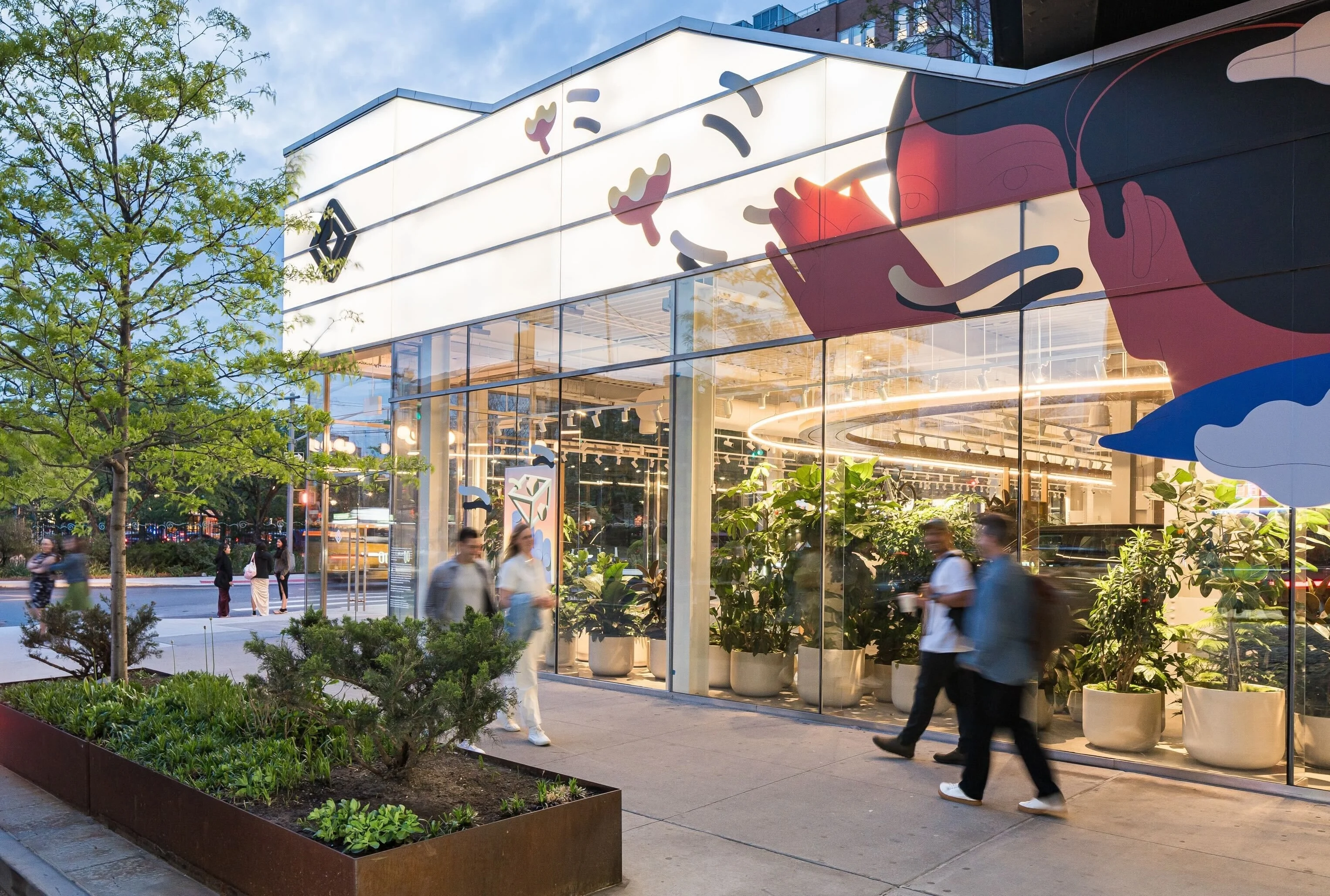 New York, NY Rivian Meatpacking space exterior