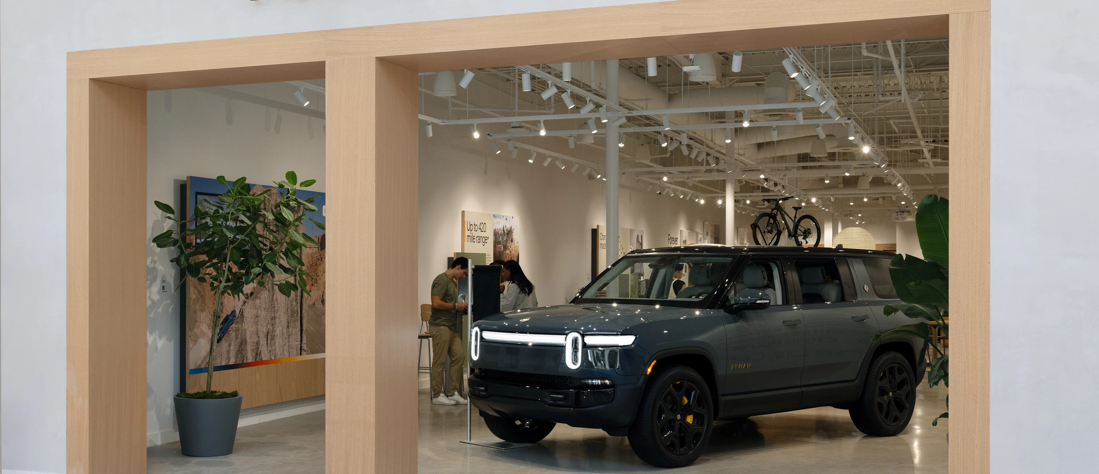 Exterior of the Rivian McLean Space