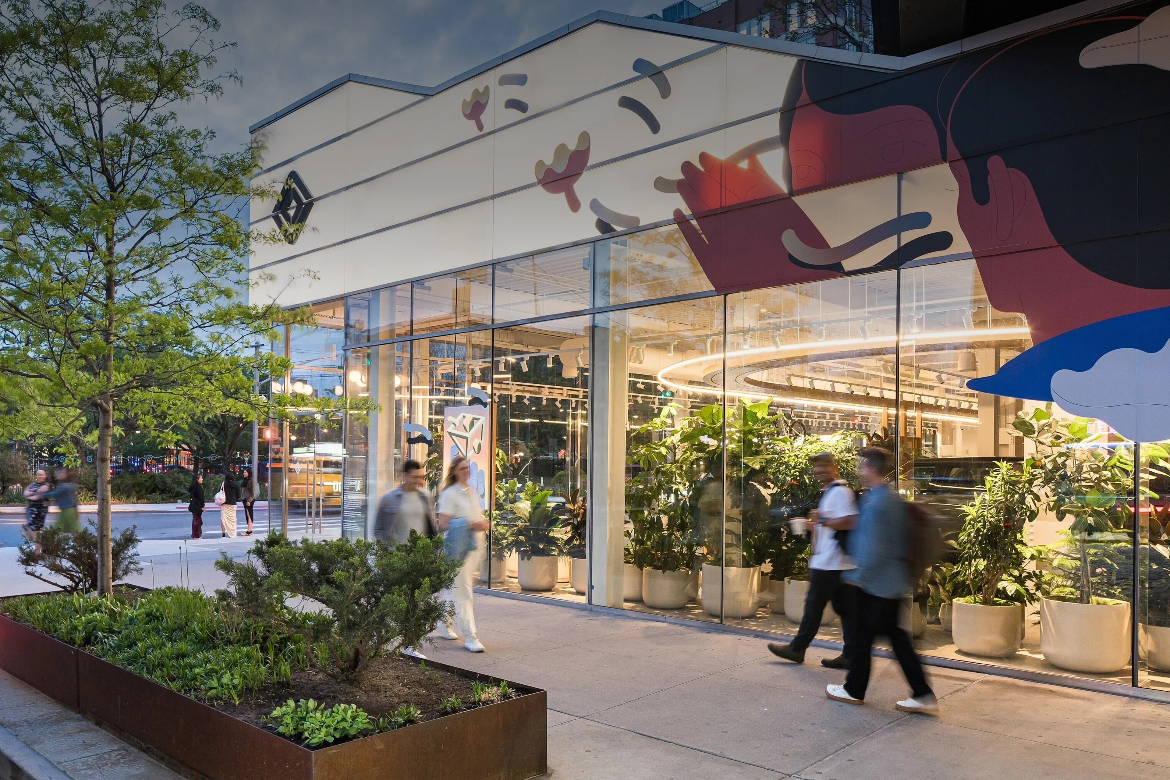 New York, NY Rivian Meatpacking space exterior