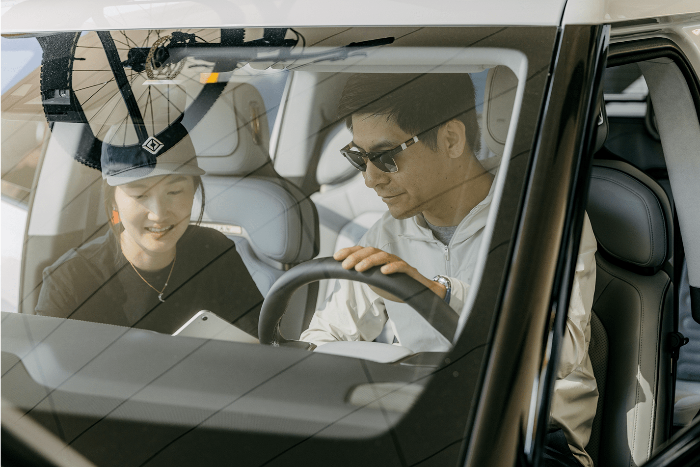 Get behind the wheel of a Rivian by taking a demo drive