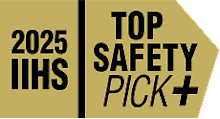 IIHS 2025 Top Safety Pick+ badge.