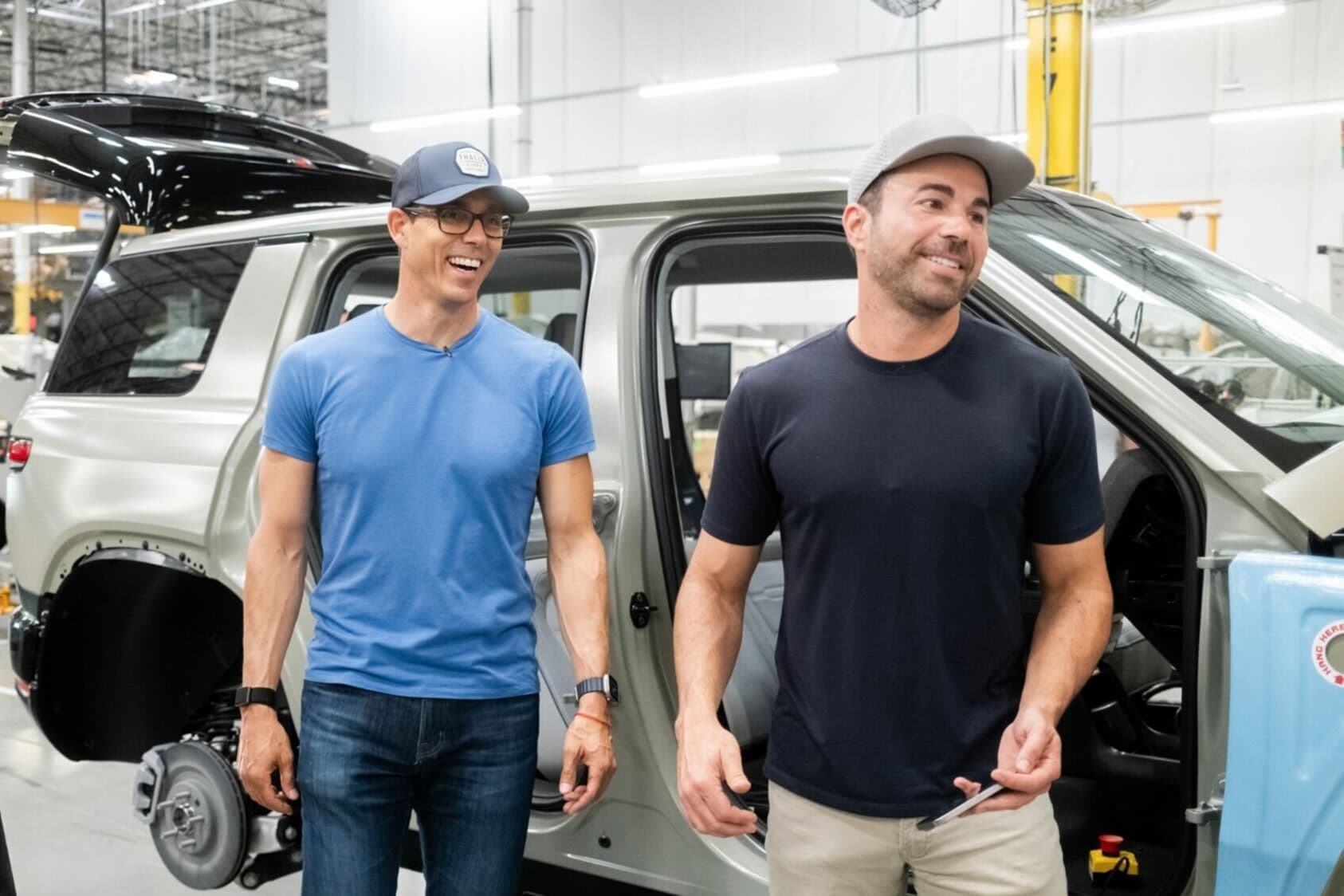 Official image for Rivian and CrunchLabs exclusive partnership