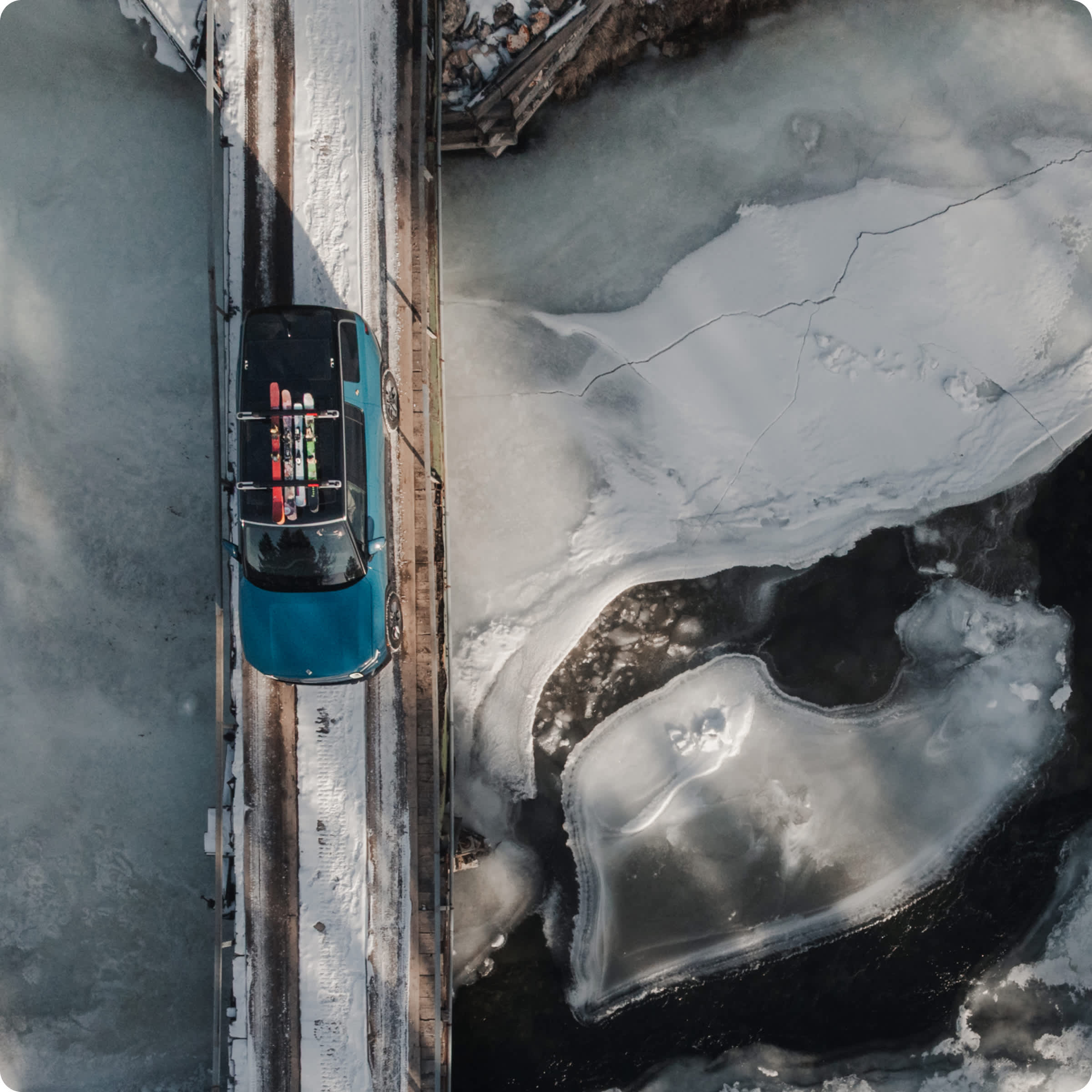 Street view of the Rivian Performance House in the New York Meatpacking district.