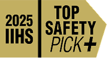 IIHS 2025 Top Safety Pick+ badge.