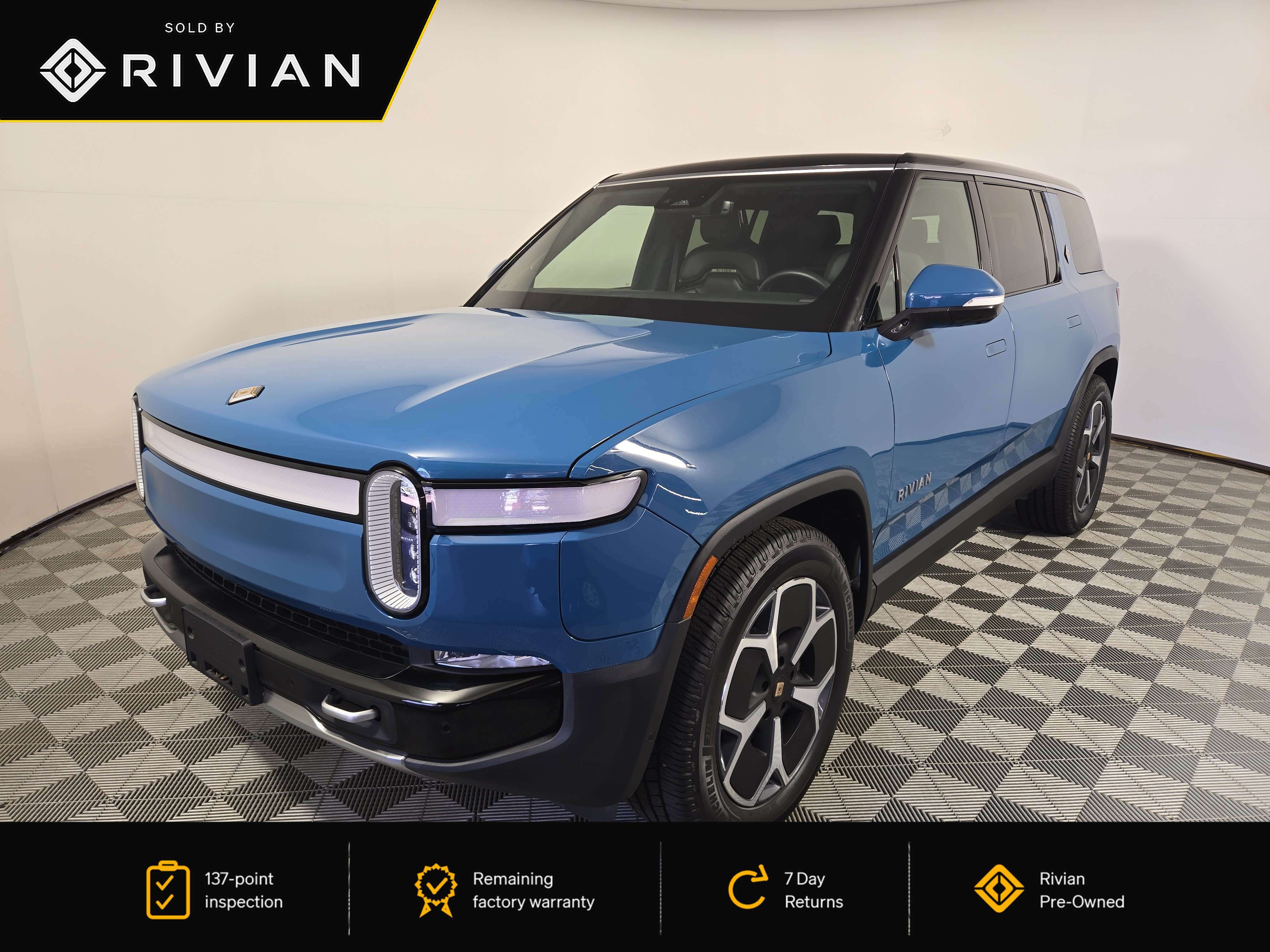Rivian Blue 2024 Rivian R1S SUV / Crossover All-Wheel Drive Automatic