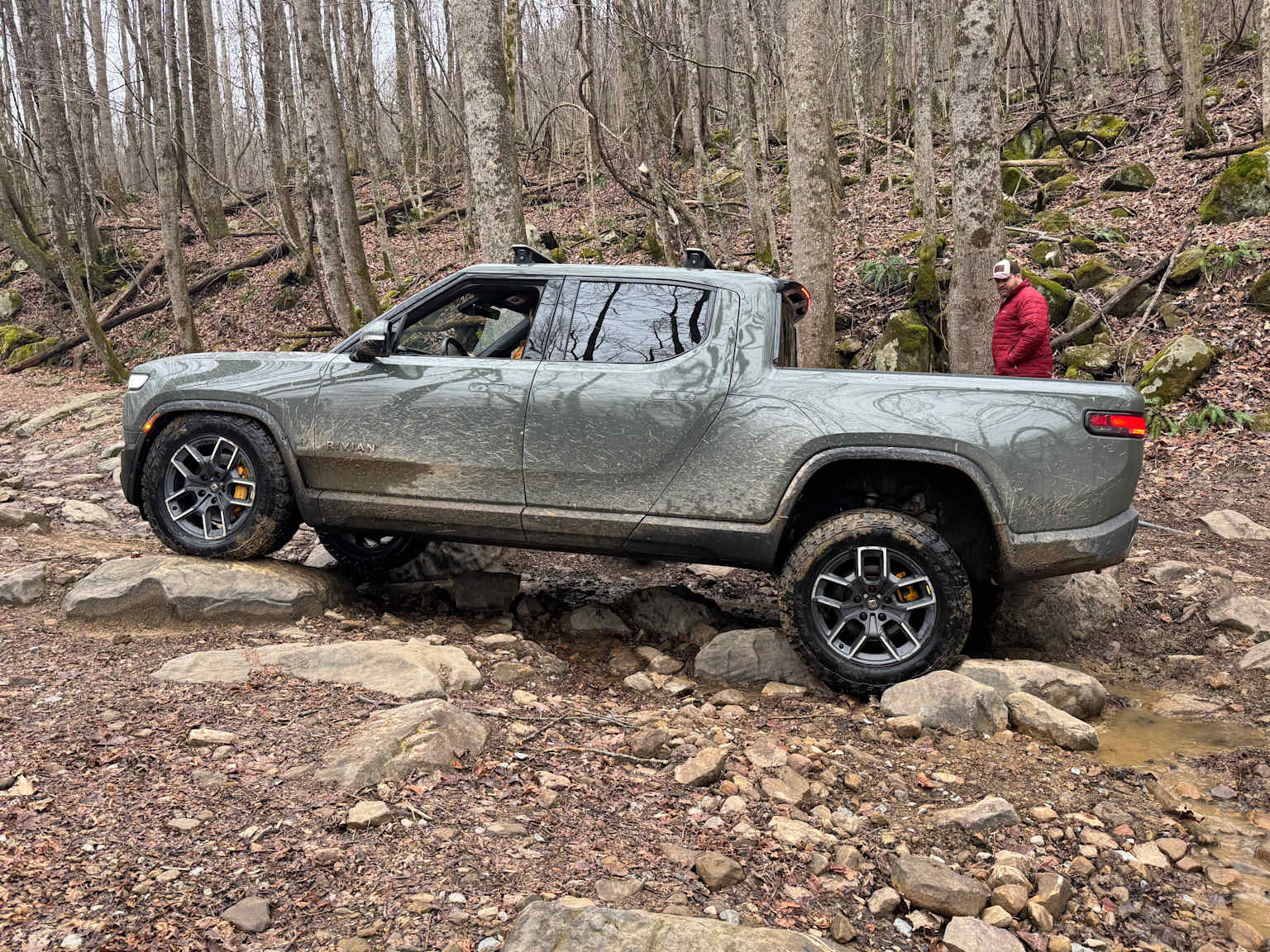 Off-road with Rivian: Windrock, TN
