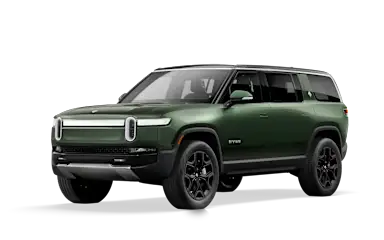 2023 R1S Forest Green front view