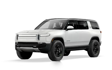 2024 R1S Glacier White front view