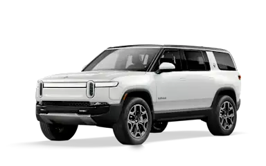 2023 R1S Glacier White front view