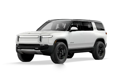 2024 R1S Glacier White front view