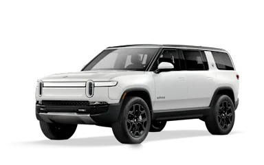 2024 R1S Glacier White front view