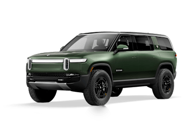 2023 R1S Forest Green front view