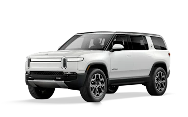 2024 R1S Glacier White front view