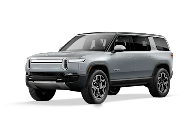 2024 R1S LA Silver front view
