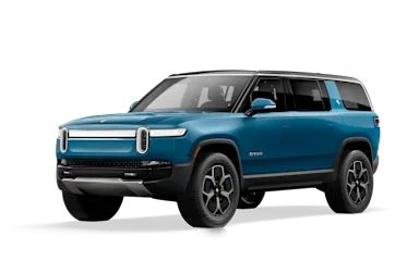 2023 R1S Rivian Blue front view