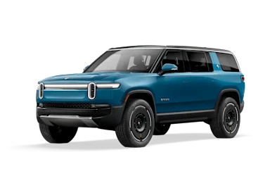2025 R1S Rivian Blue front view