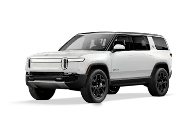 2024 R1S Glacier White front view