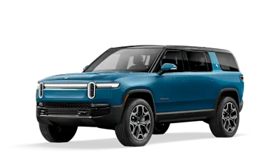 2026 R1S Rivian Blue front view