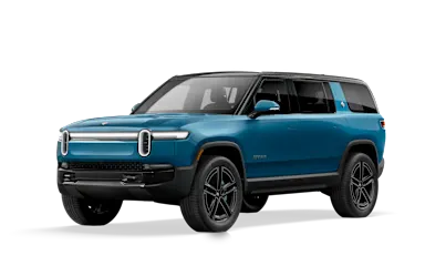 2026 R1S Rivian Blue front view