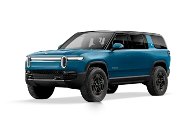 2026 R1S Rivian Blue front view