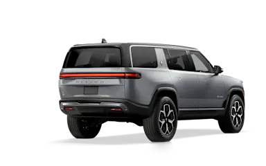 2024 R1S LA Silver alternative rear view