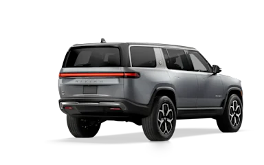 2024 R1S LA Silver alternative rear view