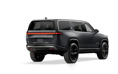2023 R1S El Cap Granite alternative rear view