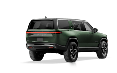 2024 R1S Forest Green alternative rear view