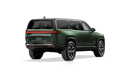 2022 R1S Forest Green alternative rear view