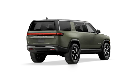 2023 R1S Launch Green alternative rear view