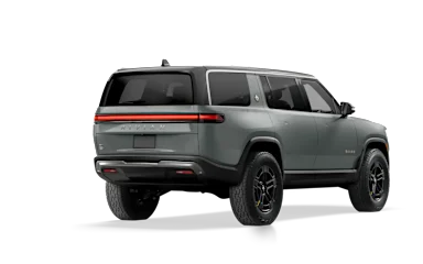 2024 R1S Limestone alternative rear view