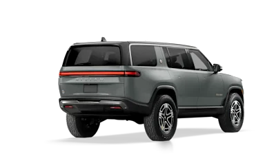 2023 R1S Limestone alternative rear view
