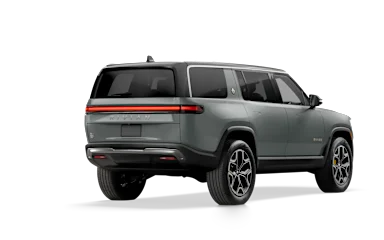 2023 R1S Limestone alternative rear view