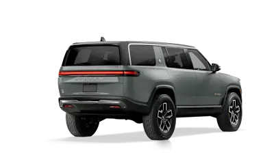 2022 R1S Limestone alternative rear view