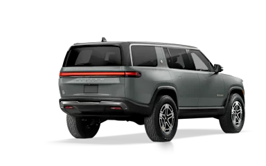 2022 R1S Limestone alternative rear view