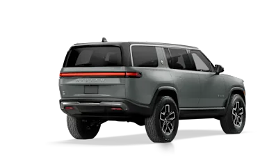2025 R1S Limestone alternative rear view