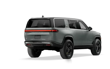 2025 R1S Limestone alternative rear view