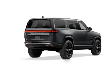 2025 R1S El Cap Granite alternative rear view