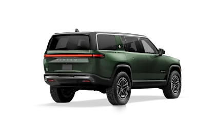 2025 R1S Forest Green alternative rear view