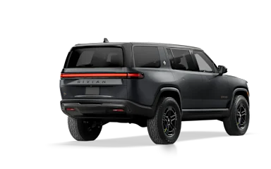 2025 R1S El Cap Granite alternative rear view