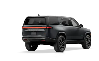 2026 R1S El Cap Granite alternative rear view